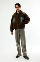 Pacsun Western Floral Embroidered Gas Jacket
