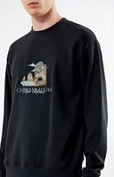 PacSun Cabo Embroidery Crew Neck Sweatshirt