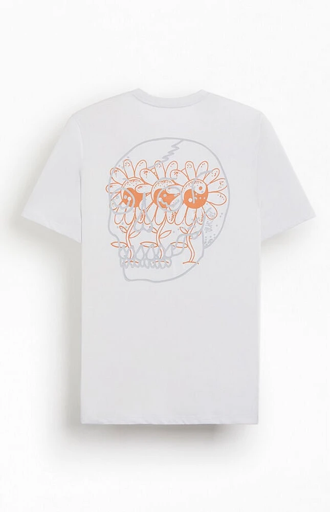 Hurley Skulls And Flowers T-Shirt