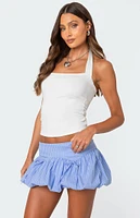 Edikted Marisol Straight Neck Halter Top