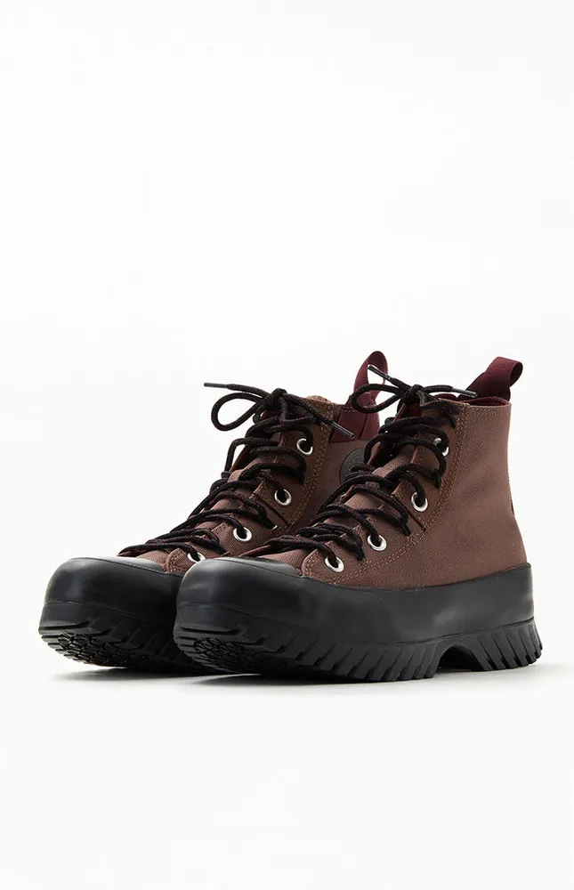 Converse Brown & Black Chuck Taylor Lugged 2.0 High Top Shoes