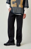 Pacsun Black Bolton Baggy Track Pants