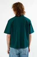 Pacsun Green Arlo Oversized Camp Shirt