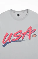 New Era USA Basketball Script T-Shirt