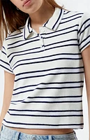 Obey Sol Striped Polo Shirt