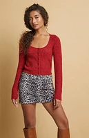 Beverly and Beck Heart You Cardigan