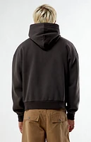Pacsun NY Raw Applique Full Zip Up Hoodie