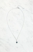 John Galt Silver Heart Necklace