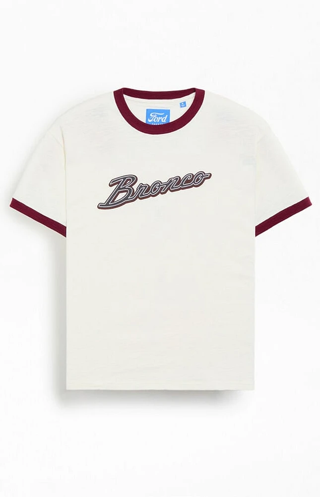 FORD Cream Ringer T-Shirt