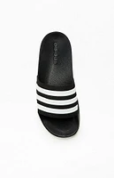 adidas Kids Black Adilette Slide Sandals