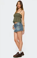 Edikted Orian Eyelet Babydoll Tank Top