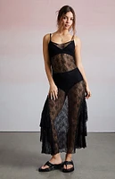 Third Charm Ashtin Lace Midi Dress