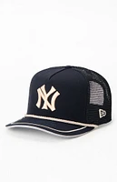 New Era NY Yankees Rope Trucker Hat