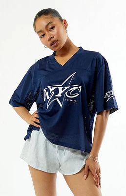 Pacsun NYC Star Mesh Jersey