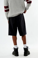 FORD Black Baggy Denim Shorts