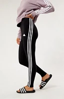 adidas Black Future Icon 3-Stripes Leggings