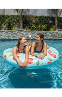 Pool Candy Inflatable Grapefruit Island Pool Float