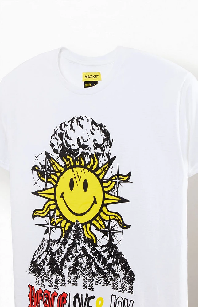 Market Smiley Peace Love Joy T-Shirt