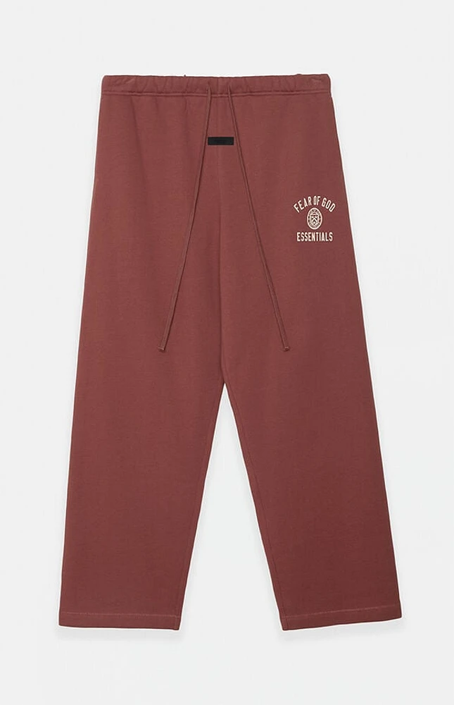 Fear of God Essentials Crimson University Fleece Relaxed Sweatpants
