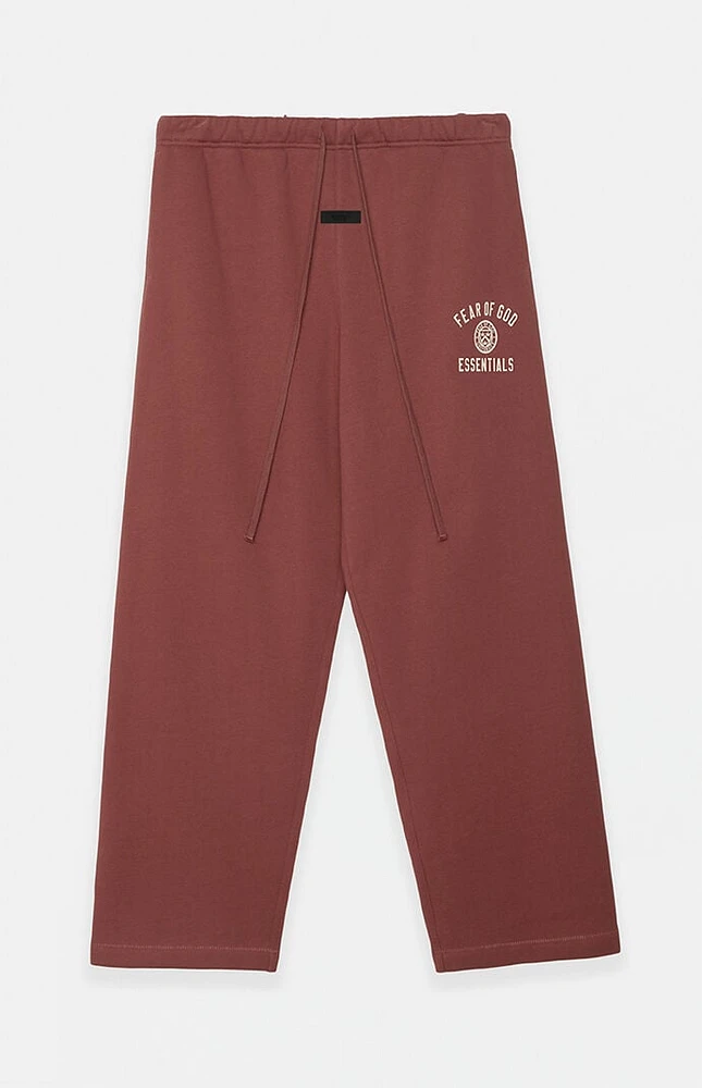 Fear of God Essentials Crimson University Fleece Relaxed Sweatpants