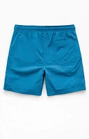 Pacsun Blue Collegiate 6.5'' Swim Trunks
