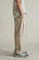 Fear of God Essentials Timber & Cloud White Relaxed Fleece Sweatpants