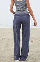 John Galt Medium Blue Priscilla Flare Pants