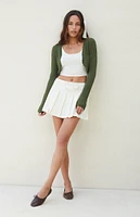 Beverly & Beck Sara Pointelle Cardigan