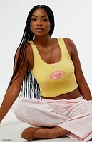 Polly Pocket Yellow Lace Trim Tank Top
