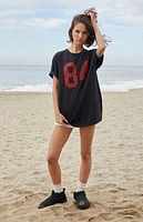 John Galt Black Penelope 84 Oversized T-Shirt
