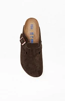 Birkenstock Women's Boston Soft Footbed Clog Mocha