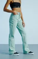 PacSun Eco Aqua High Waisted Bootcut Jeans