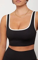 PAC 1980 WHISPER Active Logan Contrast Trim Sports Bra