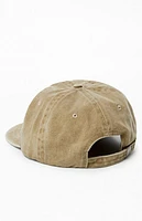 Free & Easy Logo Washed Khaki Hat