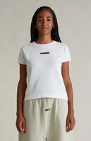 Fear of God Essentials Women's Cloud White Tri-Blend Muscle T-Shirt