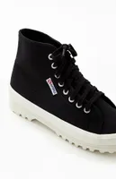 Superga Women's Black 2341 Alpina High Top Sneakers