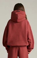 Fear of God Essentials Kids Crimson Fleece Hoodie