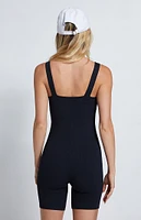 Est. PAC 1980 Ribbed Corset Romper