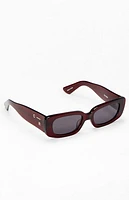 Colour Range Burgundy Y2K Sunglasses