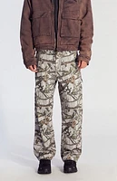 Pacsun Light Camo Baggy Carpenter Jeans