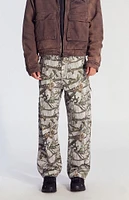 PacSun Light Camo Baggy Carpenter Jeans