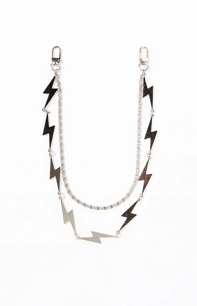 Pacsun Lightning Bolt Wallet Chain