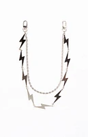 PacSun Lightning Bolt Wallet Chain