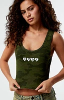 PS / LA Camo Babe Cropped Tank Top