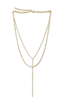 Ellie Vail Camilla Dainty Lariat Chain Necklace