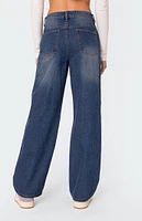 Edikted Karie Relaxed Mid Rise Jeans