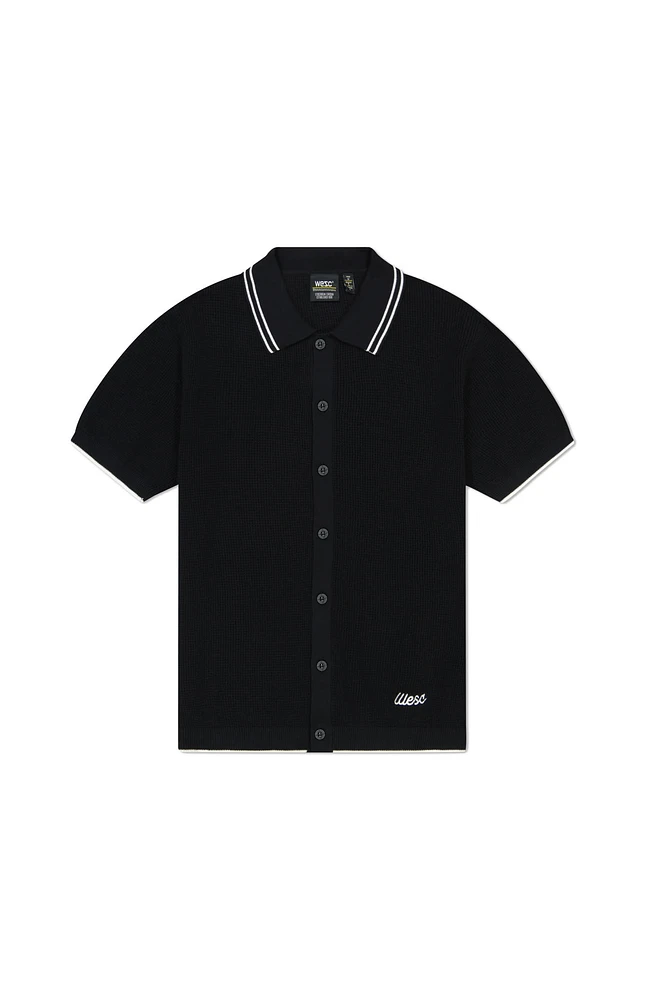 WeSC America Inc Polo Collar Cardigan Shirt