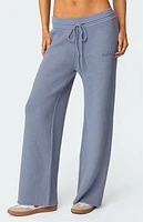 Edikted Kris Ribbed Knit Sweatpants
