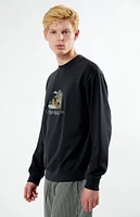 PacSun Cabo Embroidery Crew Neck Sweatshirt