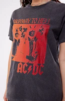 Daisy Street AC/DC Gradient Washed T-Shirt